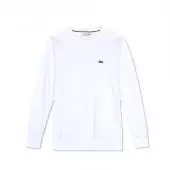 lacoste vintage sweat pull pullover long sing color white